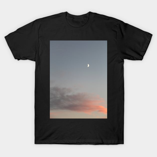 Irish Skies - Half moon T-Shirt by WesternExposure